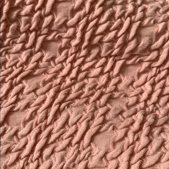 Light Pink Forever 21 Peplum Tank Top - Picture 3 of 4